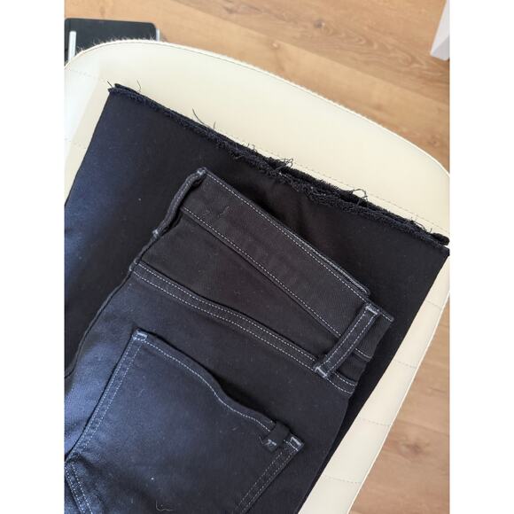 $248 Joe’s Jeans The Goldie High Rise Palazzo in Lament Black - 27 - Picture 10 of 11